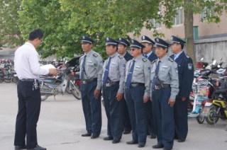 襄陽(yáng)保安公司員工日常?。?！